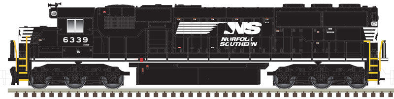 Atlas Master Gold Series N 40005226 DCC/ESU LokSound V5 Equipped EMD SD40E Locomotive with Ditchlights Norfolk Southern NS #6327