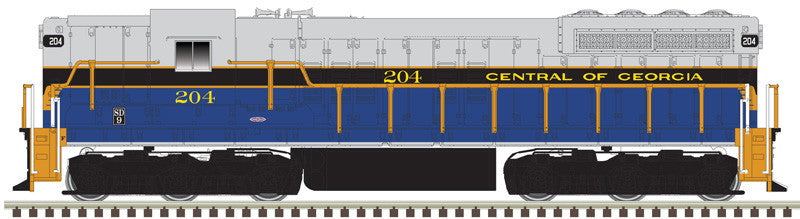 Atlas Master N 40005330 Gold Series EMD SD-9 Locomotive DCC/ESU Loksound Equipped Central of Georgia #204