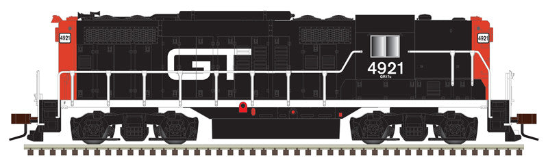 Atlas Master Gold Series N 40005376 DCC/ESU LokSound V5 Equipped EMD GP9 Locomotive w/ 'Torpedo Tubes' Grand Trunk GT #4921