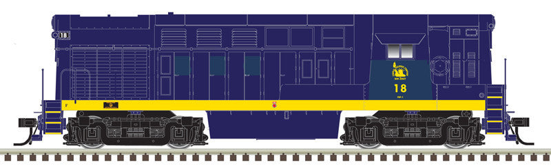 Atlas Master Gold Series N 40005538 DCC/ESU LokSound V5 Equipped Fairbanks-Morse H16-44 Locomotive Jersey Central #18