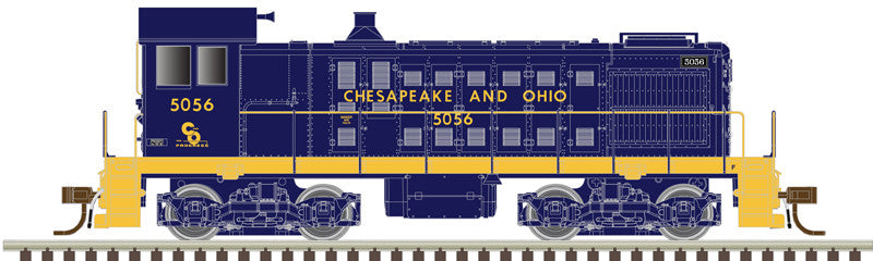 Atlas Master Silver Series N 40005697 DCC Ready Alco S-2 Locomotive Chesapeake & Ohio C&O #9169