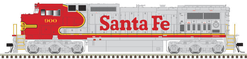 Atlas Master Silver Series HO 10004493 DCC Ready GE DASH 8-40CW Locomotive Santa Fe #900 'Warbonnet'