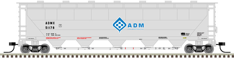 Atlas Master N 50005665 Trinity PD5000 Covered Hopper ADM ADMX #51076
