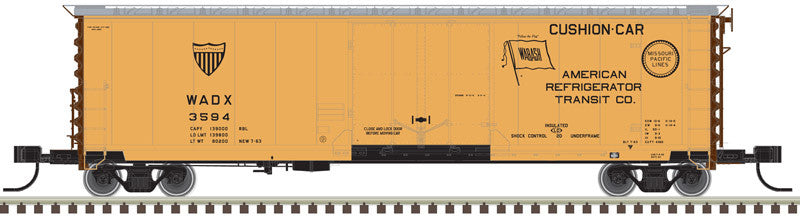 Atlas Master N 50005691 50' General American RBL Box Car American Refrigerator Transit WADX #3594