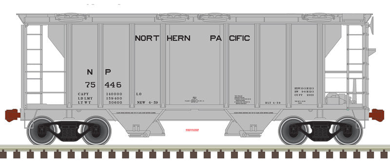 Atlas Trainman HO 20006564 PS-2 Covered Hopper Car Northern Pacific NP #75400
