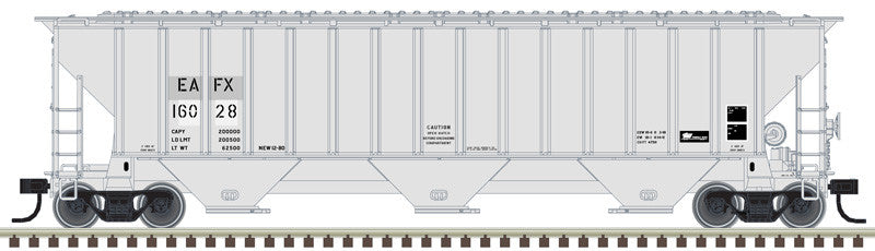 Atlas Trainman N 50005930 Thrall 4750 3-Bay Covered Hopper Rail Logistics EAFX #16028