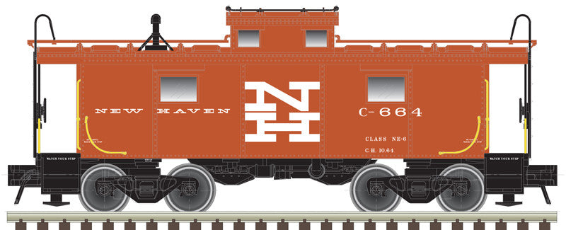 Atlas Master HO 20007011 NE-6 Caboose New Haven 'Alpert Scheme' NH #702