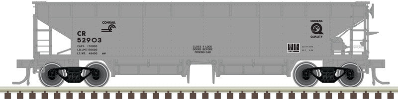 Atlas Master N 50006605 70-Ton Hart Ballast Car Conrail CR #52921