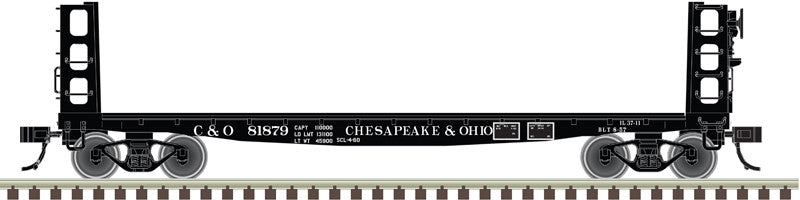 Atlas Master N 50006944 Pulpwood Flatcar Chesapeake & Ohio C&O #81879