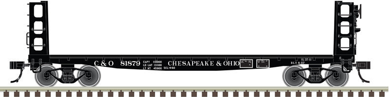 Atlas Master N 50006945 Pulpwood Flatcar Chesapeake & Ohio C&O #81862