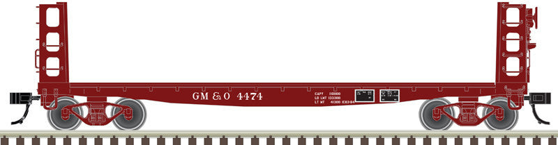 Atlas Master HO 20007581 Pulpwood Flatcar Gulf, Mobile & Ohio GM&O #4474