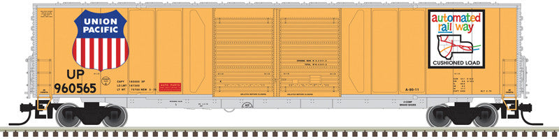 Atlas Master HO 20007827 ACF 60' Double-Door Auto Parts Boxcar Union Pacific 'Automated Railway' UP #960565