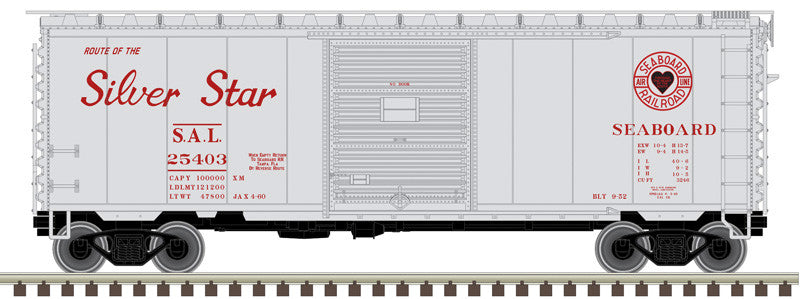 Atlas Master N 50007358 40' PS-1 Box Car Seaboard Air Line 'Silver Star' SAL #25348