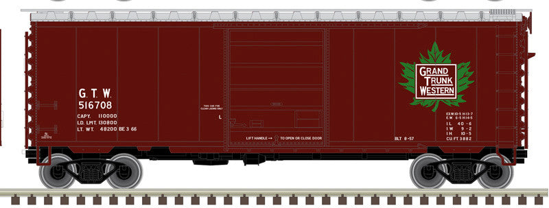 Atlas Master N 50007364 40' PS-1 Box Car Grand Trunk Western GTW #516708