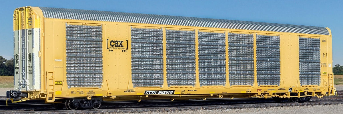 ScaleTrains Rivet Counter N SXT33743 Gunderson Multi-Max Autorack CSX 'Boxcar Logo' CTTX #692515