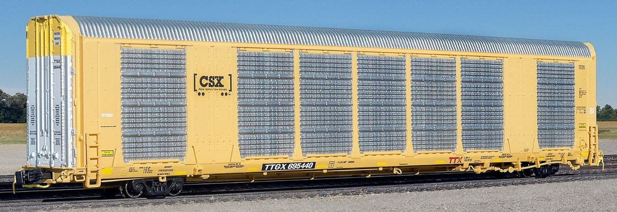 ScaleTrains Rivet Counter N SXT33746 Gunderson Multi-Max Autorack CSX 'Boxcar Logo' TTGX #695579