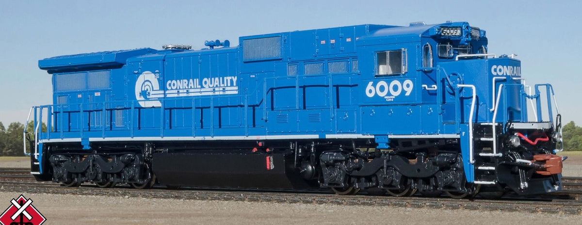 ScaleTrains Rivet Counter N SXT39186 DCC Ready GE C39-8 Locomotive Phase III Conrail 'Quality' w/Ditch Lights CR #6009