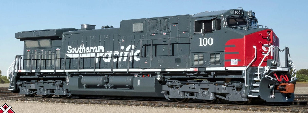 ScaleTrains Rivet Counter N SXT39128 DCC Ready GE AC4400CW Locomotive Southern Pacific 'Speed Lettering' Scheme SP #100