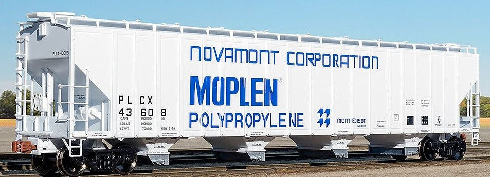 ScaleTrains Operator HO SXT11402 Pullman-Standard 5820 Covered Hopper Pullman Leasing 'Novamont' PLCX #43635