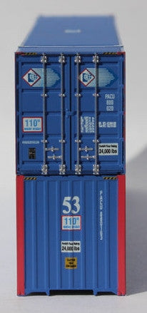 Jacksonville Terminal Company N 535015 53' High Cube Corrugated Side Containers PACER STACKTRAIN PACU 2-Pack