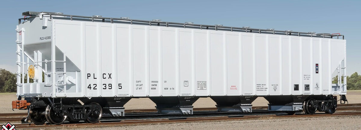 ScaleTrains Rivet Counter HO SXT39437 P-S 5820 Covered Hopper Pullman Leasing White PLCX #42395
