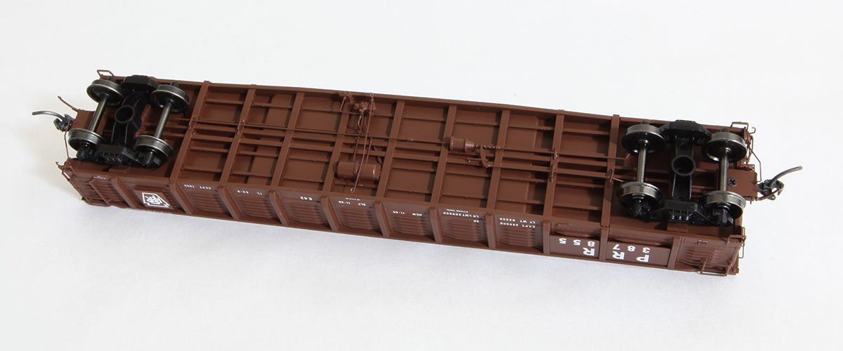 Tangent Scale Models HO 17010-22 PRR/PC Shops G43 Class 52'6" Corrugated Side Gondola Pennsylvania Railroad 'Original 11-1966 G43' PRR #387732