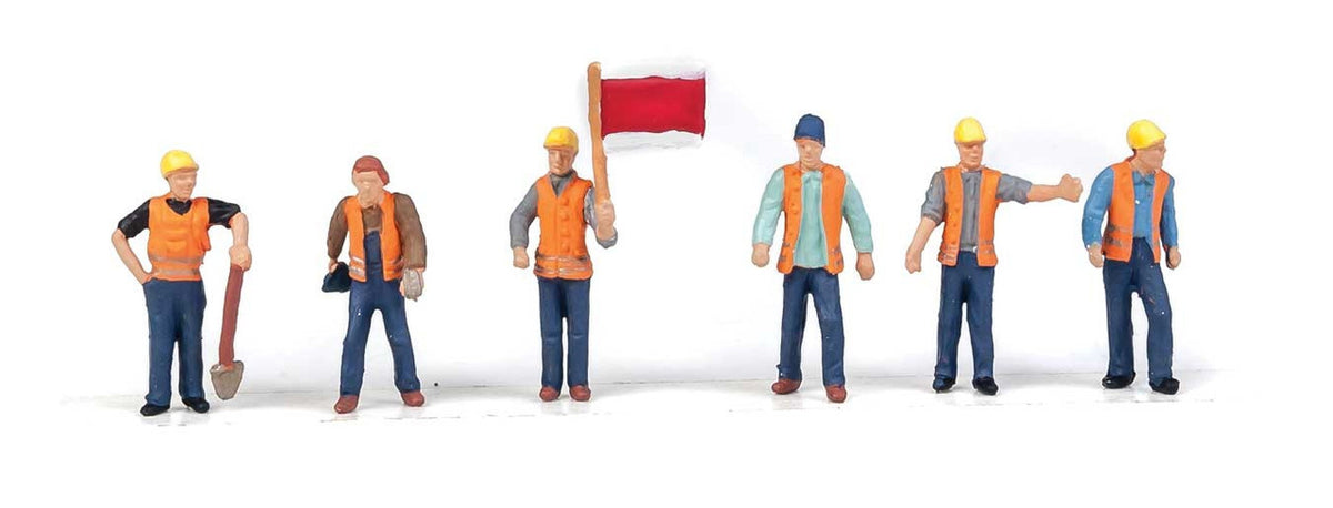 Walthers SceneMaster HO 949-6067 Railroad Track Workers - 6 pieces