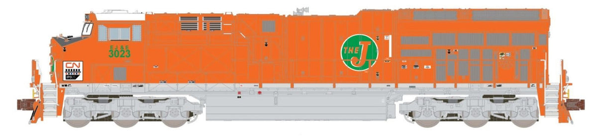 ScaleTrains Rivet Counter N SXT33638 DCC/ESU LokSound 5 Equipped GE ET44 Canadian National 'EJ&E Heritage' CN #3023