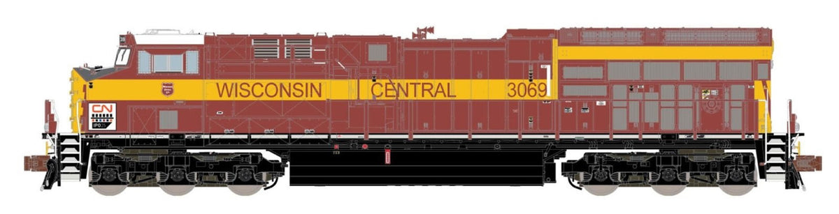 ScaleTrains Rivet Counter N SXT33640 DCC/ESU LokSound 5 Equipped GE ET44 Canadian National 'Wisconsin Central Heritage' CN #3069