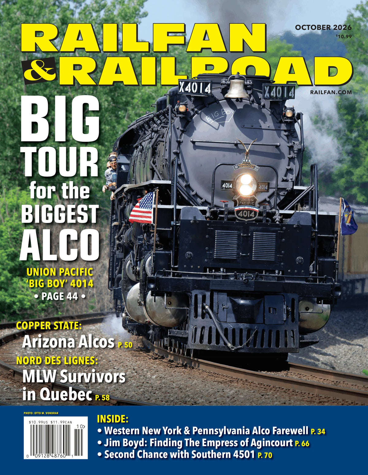 Railfan & Railroad Magazine October 2026