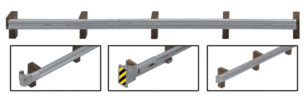 Walthers SceneMaster HO 949-4176 Roadway Guardrails - Kit
