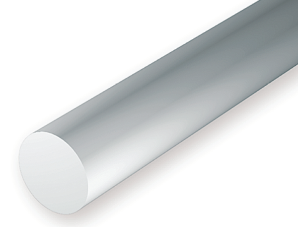 Evergreen Scale Models 220 - .035" Diameter Styrene Rod - 10 pieces
