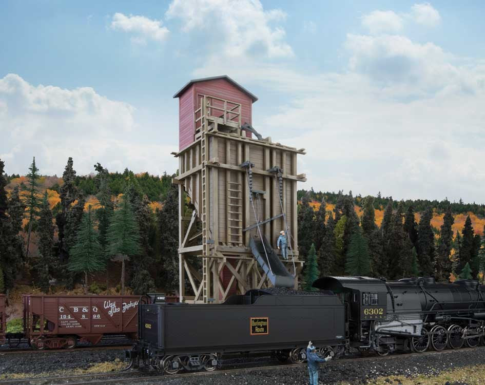 Walthers Cornerstone HO 933-4202 Small Wooden Coaling Station - Kit
