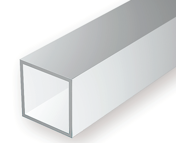 Evergreen Scale Models 256 - .375" Styrene Square Tubing - 2 pieces