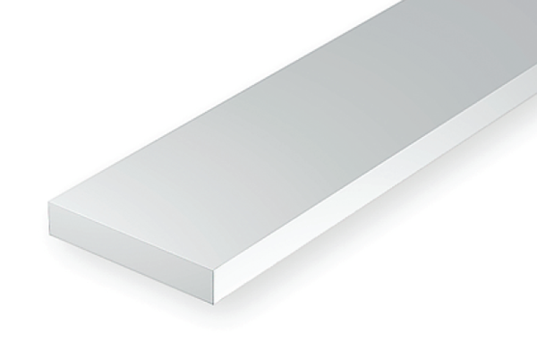 Evergreen Scale Models 127 - .020" X .156" Strip Styrene - 10 Pieces
