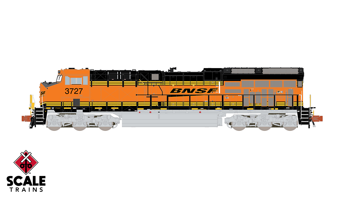 ScaleTrains Rivet Counter N SXT33625 DCC Ready GE ET44 BNSF 'Heritage III' BNSF #3740