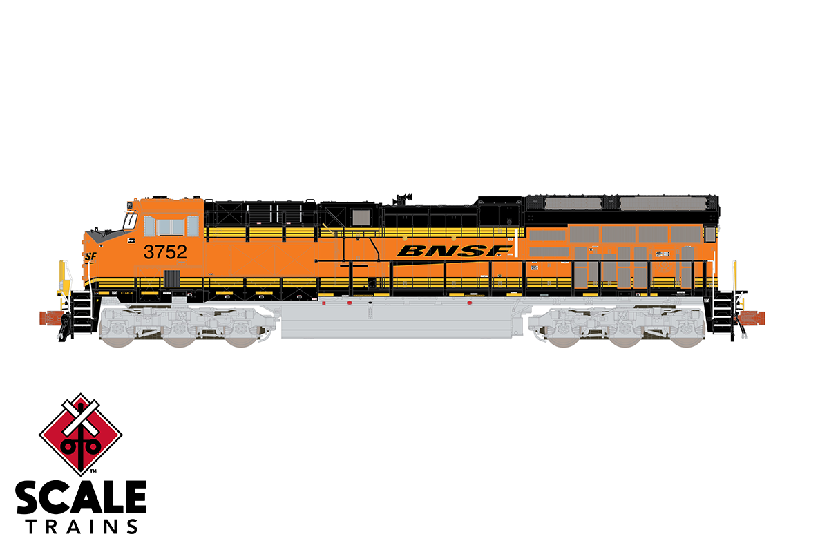 ScaleTrains Rivet Counter N SXT33628 DCC/ESU LokSound 5 Equipped GE ET44 BNSF 'Heritage III' BNSF #3735