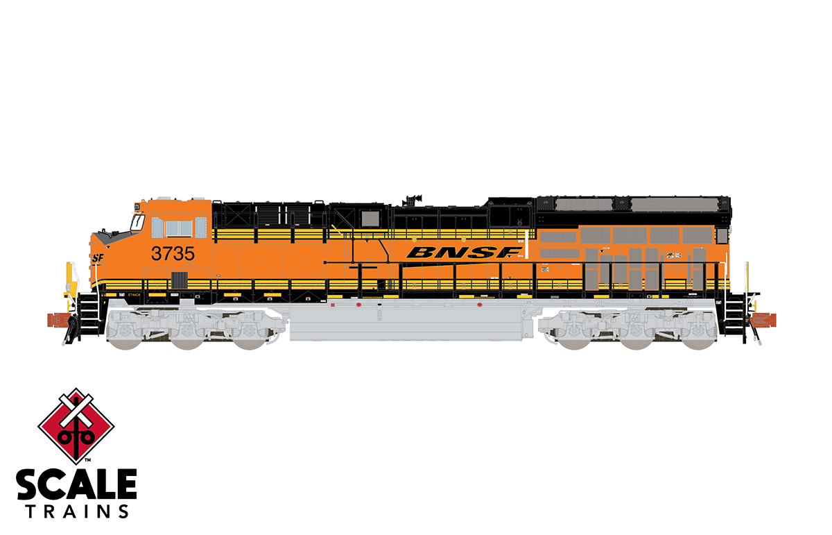ScaleTrains Rivet Counter N SXT33629 DCC Ready GE ET44 BNSF 'Heritage III' BNSF #3735