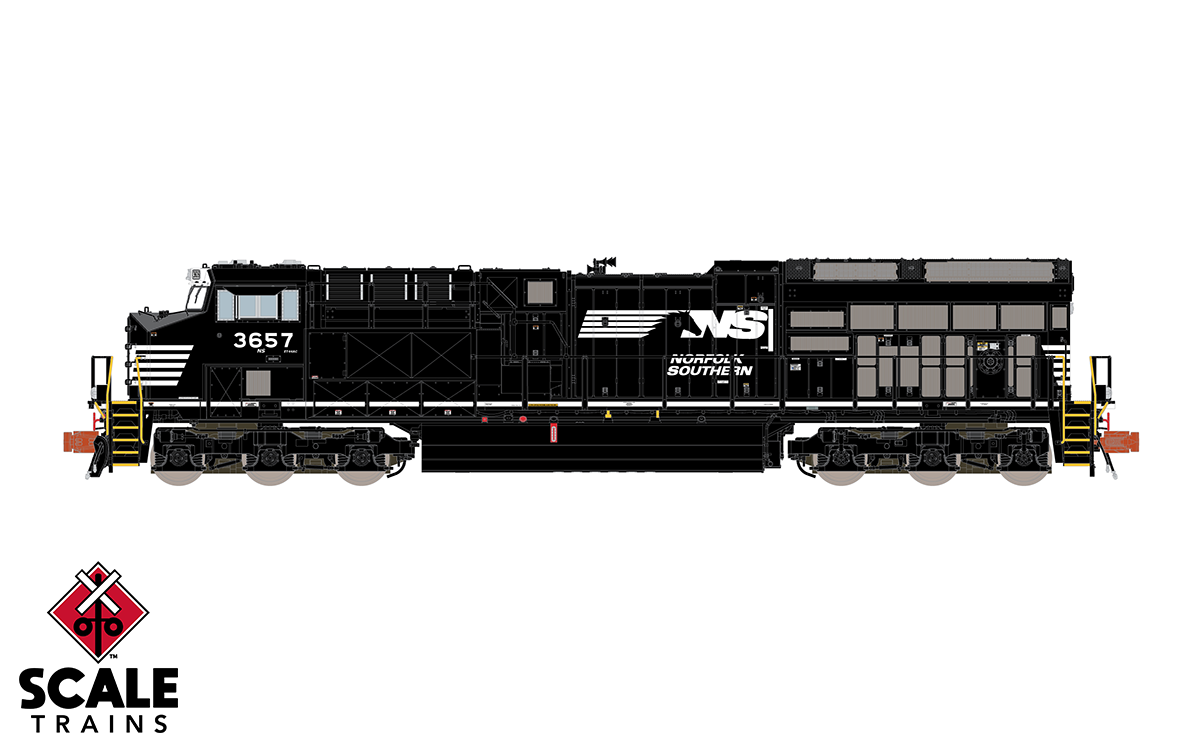 ScaleTrains Rivet Counter N SXT33660 DCC/ESU LokSound 5 Equipped GE ET44 Norfolk Southern 'Horsehead' NS #3666
