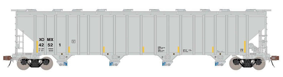 ScaleTrains Rivet Counter HO SXT33691 Pullman-Standard 5820 Covered Hopper Exxon-Mobil XOMX #44150