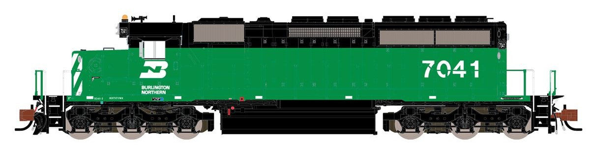 ScaleTrains Rivet Counter N SXT33792 DCC Ready EMD SD40-2 Locomotive Burlington Northern BN #8019
