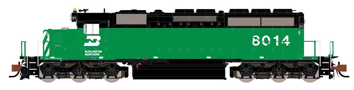 ScaleTrains Rivet Counter N SXT33783 DCC/ESU LokSound V5 Equipped EMD SD40-2 Locomotive Burlington Northern BN #7035