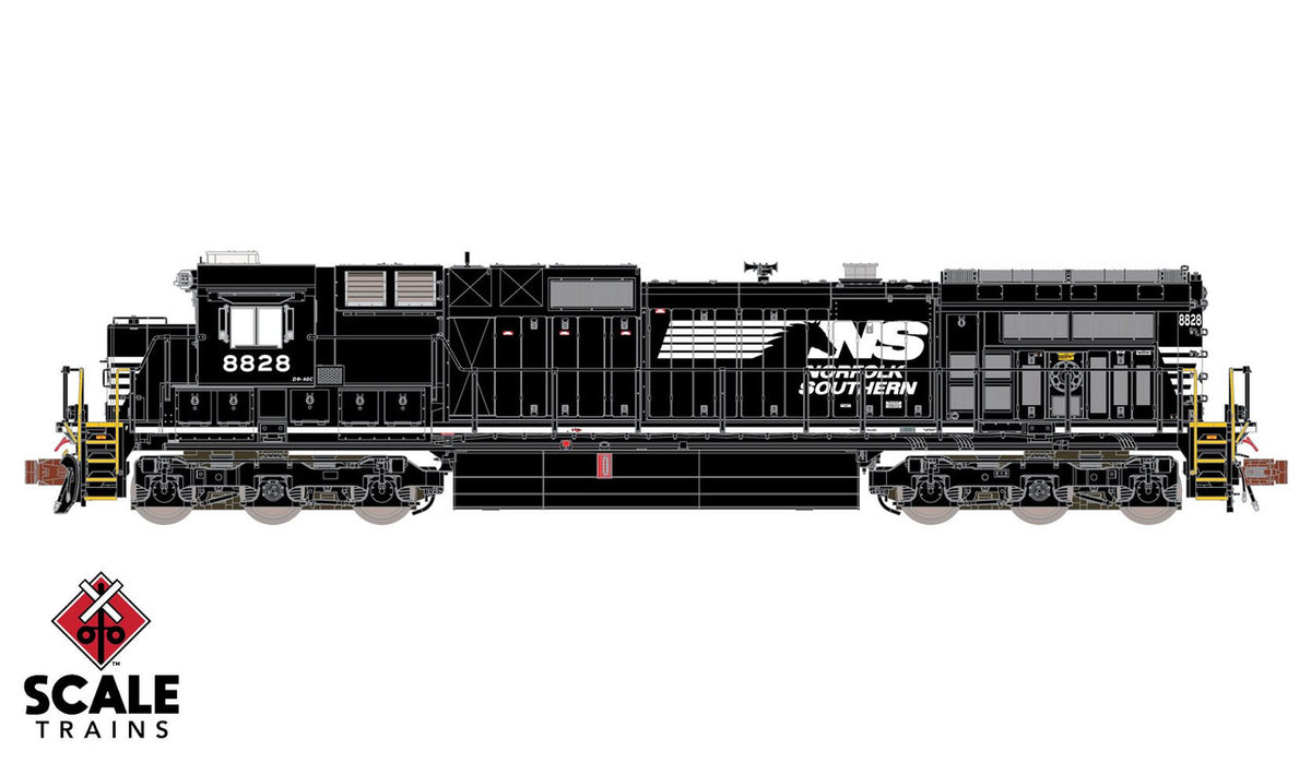 ScaleTrains Rivet Counter N SXT38536 DCC Ready GE DASH 9-40C Locomotive Norfolk Southern 'Horsehead' NS #8844