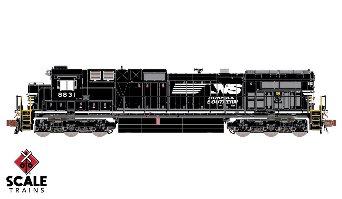 ScaleTrains Rivet Counter N SXT38536 DCC Ready GE DASH 9-40C Locomotive Norfolk Southern 'Horsehead' NS #8844