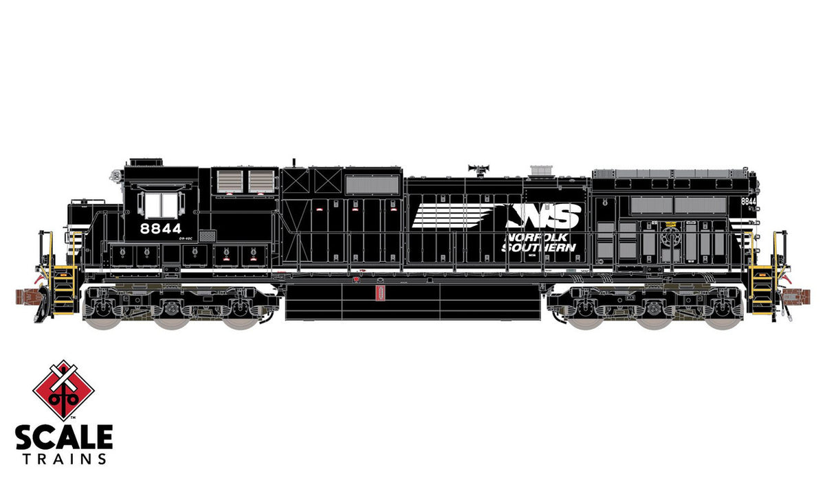 ScaleTrains Rivet Counter N SXT38536 DCC Ready GE DASH 9-40C Locomotive Norfolk Southern 'Horsehead' NS #8844