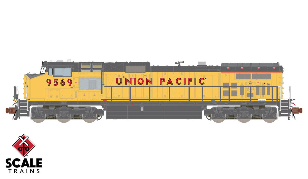 ScaleTrains Rivet Counter N SXT38544 DCC Ready GE DASH 9-44CW Locomotive Union Pacific UP #9568