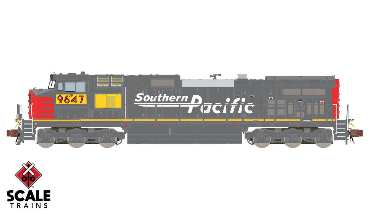 ScaleTrains Rivet Counter N SXT38552 DCC Ready GE DASH 9-44CW Locomotive Union Pacific 'ex-Southern Pacific Speed Lettering Patch' UP #9617