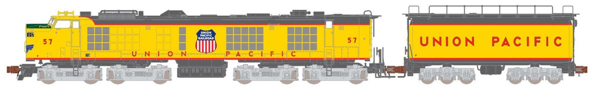 ScaleTrains Rivet Counter N SXT38558 DCC Ready GE Standard Turbine Locomotive with Tender Union Pacific UP #58