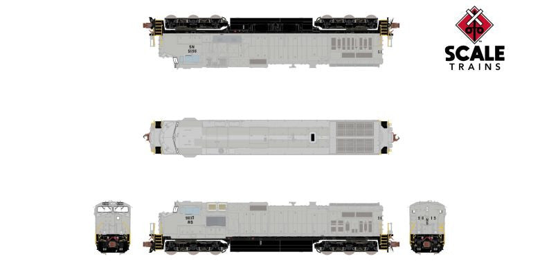 ScaleTrains Rivet Counter N SXT38717 DCC/ESU LokSound GE DASH 9 Norfolk Southern 'Primer' NS #9615