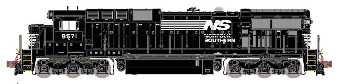 ScaleTrains Rivet Counter N SXT39162 DCC Ready GE C39-8 Locomotive Phase II Norfolk Southern 'As Built' NS #8611